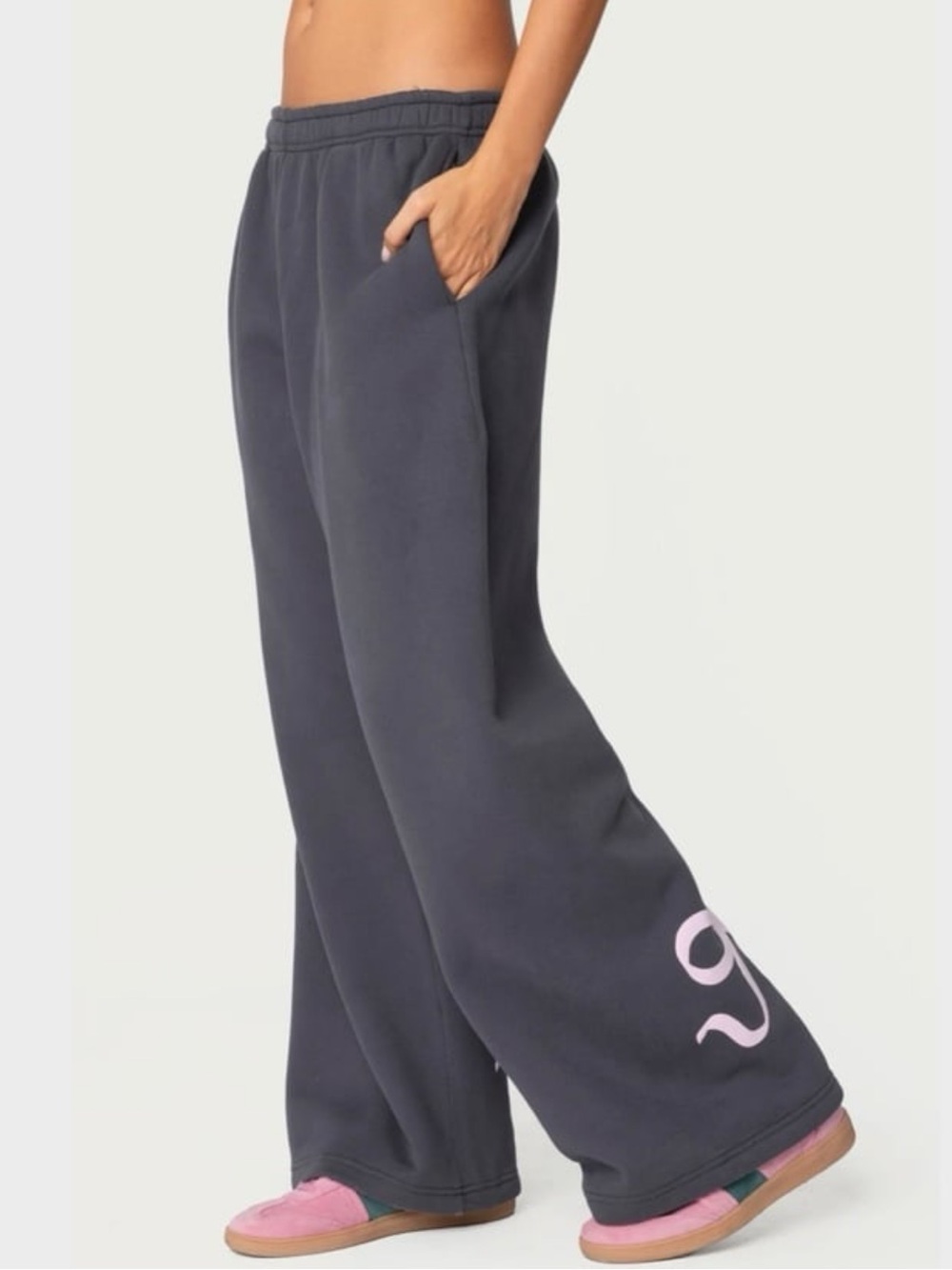 Edikted Bonney Bow Detail Sweatpants